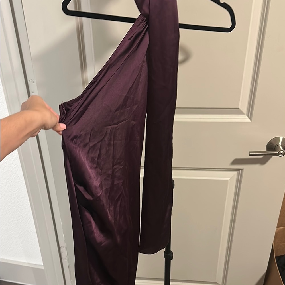 Elegant Purple Mini Dress